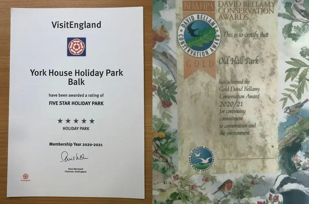 Holiday Park Excellence Recognised Once Again