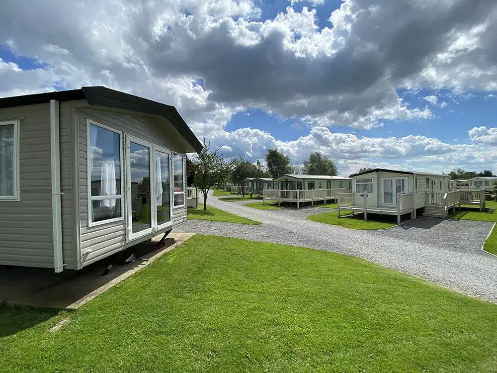 Spacious plots at York House Holiday Parks