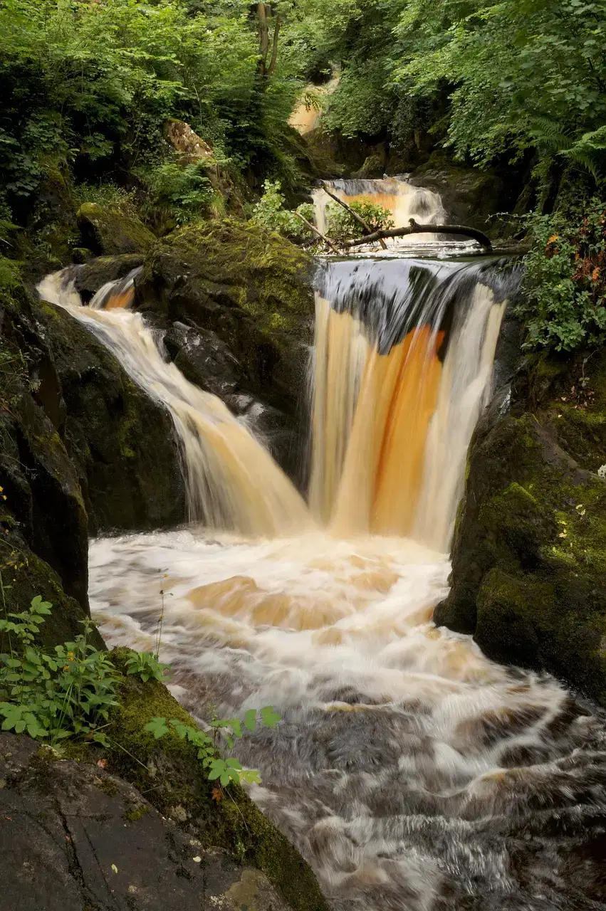 Ingleton Falls in the Yorkshire Dales