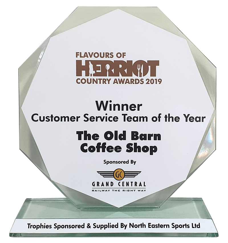 Customer Service Award coffee shop
